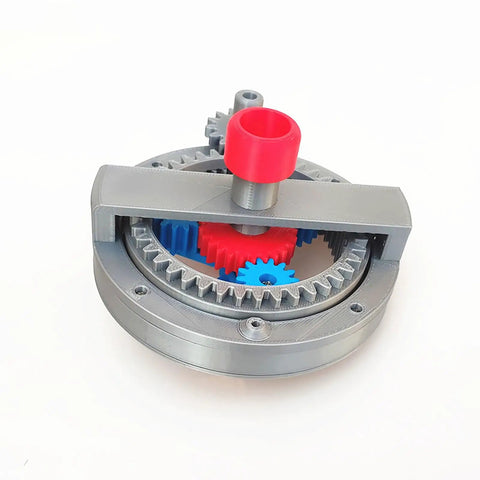 3D printed PLA planetary gear model for teaching, part of Planetary Gear Model Demonstration Kit For Physics Experiments And Classrooms