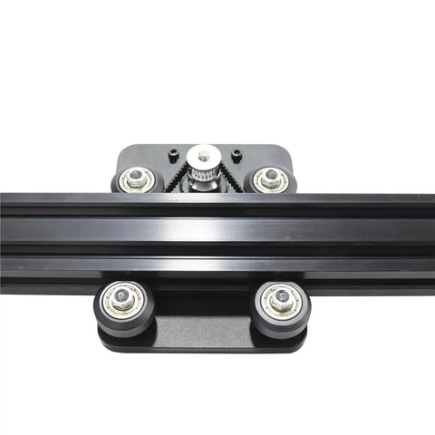 Belt Driven Linear Actuator Module With 100-500mm Stroke And 28Ncm Torque 1.3A NEMA17 Stepper Motor 17HS3401 Solid V Slot Guide For Smooth Stable Travel Pinion Actuator For CNC And 3D Printers on V-slot rail