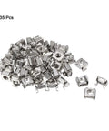 35 Pack M4 Cage Nuts Forged From Solid Carbon Steel With Protective Nickel Plating Fast Server Rack Cabinet Hook Up Kit.