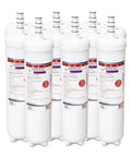 Top Shelf Replacement Water Filters For Bunn Easy Clear Eqhp Tea Brewer 12 Pack Premium Coconut Carbon Blocks stacked in a row.
