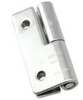 Detachable Door Hinge With Slip Joint Lift Flag, Stainless Steel Connector, 40x30x1.5mm, No Slam Soft Close Damping