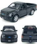 1/36 Scale Diecast Pickup Truck With Trailer And Horse Transporter Open Doors Farm Rig, Metal Toy Car For Kids 3 4 5 6 7 Years
