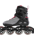 Macroblade 90 Womens Fitness Inline Skates in Paradise Pink with 90mm wheels and high cuff for support and speed training.