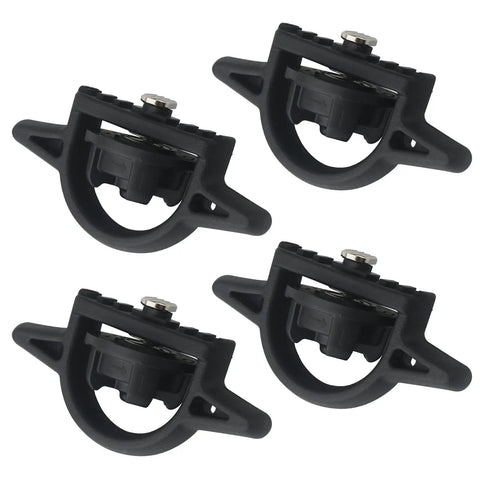 Truck Bed Tie Down Cleat Anchors 4 Pack For Rail System Replacement, Fits Toyota Tacoma Tundra 2005 To 2024 Cargo Bed Accessories