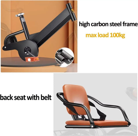 Outdoor Cruiser Tricycle For Travel And Family Fun Three Wheel Pedal Trike With steel frame and adjustable back seat with belt