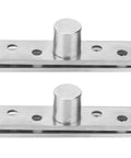 Stainless Steel 360 Degree Door Hinge Heavy Duty Pivot With Brushed Finish For Revolving Doors 75mm Central Axis, pair view