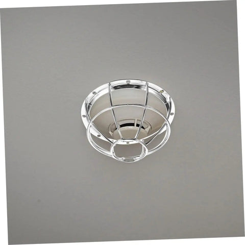 Built Tough Four Piece Fire Sprinkler Head Guards Featuring Hella Secure Tamper Proof Mesh Shields Impact Resistant Sensor Caps For Home Safety And Quick Snap Install Hooks mounted on ceiling.