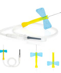 23G X 3/4 Inch Stainless Steel Dispensing Probes with 12 Inch Tube and Luer Adapter, box of 50 sets, lab supplies