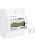 Single Phase KWh Meter For 220V Systems 20A To 100A DIN Rail Power Meter With LCD Display High Accuracy Energy Monitor