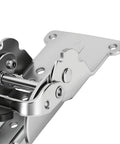 Heavy Duty Carbon Steel Folding Brackets With 180 Degree Self Locking Hinges, Electroplated Finish, Automatic Locking Design