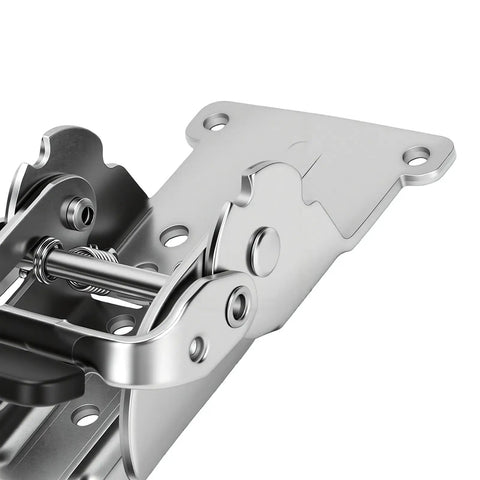 Heavy Duty Carbon Steel Folding Brackets With 180 Degree Self Locking Hinges, Electroplated Finish, Automatic Locking Design