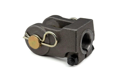Heavy Duty Tie Rod Clevis Replacement Kit With Pins Clips And Nut One And A Quarter Inch Thread For Hydraulic And Mechanical Applications Durable Steel Construction Ready To Install, steel clevis with pin