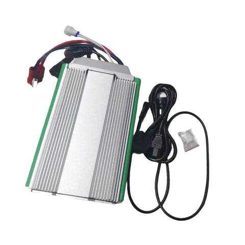 Heavy Duty 48V 40A Boom Lift Battery Charger For Aerial Work Platform Replacement Power Supply with cables and connectors.