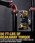 20V Max Compact Impact Wrench Kit With 3/8 Inch Drive And Brushless Motor for bold torque application on pipes.