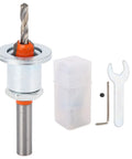 Heavy Duty Adjustable Depth Countersink Drill Bit With Slick Flute Design For Woodworking And Metal Drilling and accessories.