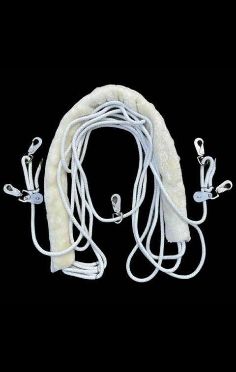 Groundwork And Lunging Gear For Horse Training Black, Built With Stainless Steel Snaps, Rock Solid, Durable And Adjustable For A Snug, Safe Fit