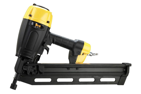 21 Degree Framing Nailer With Magnesium Housing For Pro Builders Drives 2 In To 3 And A Half In Full Head Plastic Collated Nails Switchable Bump Fire Or Sequential Fire Lightweight Yet Durable Tool With Hardened Nose Tip