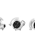 High Velocity Air Mover Super Fan Max One Fifth Horsepower For Fast Room Cooling, pivoting blower, three-speed options