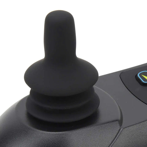 Close-up of Electric Wheelchair Controller 24V DC With Brush Joystick And Brake Connector, durable ABS shell