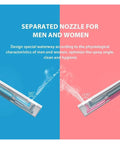Separated nozzle design for men and women on the Premium Comfy Smart Heated Toilet Seat With Electric Bidet Cover.