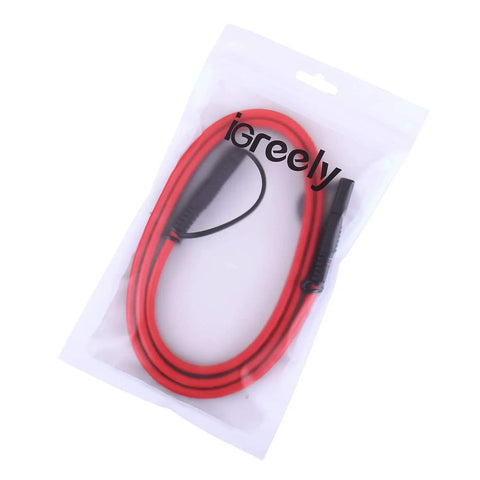 SAE to SAE Extension Cable 10 Gauge Wire Harness for Solar Panel to Battery, Quick Disconnect, red 1m heavy duty in packaging