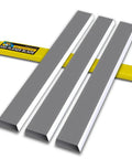 Built Tough Replacement Planer Blades For 8 Inch Thickness Planers High Speed Steel Knives With Killer Edge For Knockout Woodworking Performance And Daily Shop Grind Three Pack on a white background.