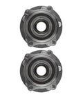 Top view of rear wheel hub and bearing assembly without ABS sensor for Mitsubishi Lancer 2008-2015, Outlander 2007-2012, Outlander Sport