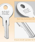 103E File Cabinet Keys Replacement Pack For Office Cabinets And Desk Drawers Universal 103E Key Set highlights and details