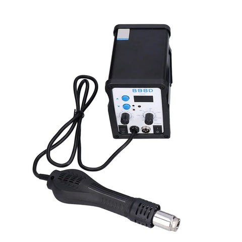 Air Soldering Station With Digital Display And Adjustable Air And Temperature, Pro Grade Desoldering Tool, Fast Heat Up, 898D Style