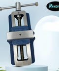 Beefy Four Inch Self Centering Vise With Fixed Base Heavy Duty Cast Iron Machining Tool For Milling And Drilling showing vise mechanism