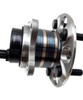 Side view of Beefed Up Rear Wheel Bearing Hub Assembly 512505 2 Pack for Toyota Prius 2010-2015 with 5 Lug 4 Bolt ABS