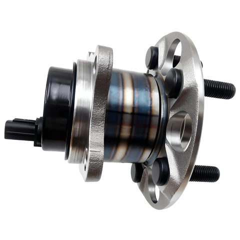 Side view of Beefed Up Rear Wheel Bearing Hub Assembly 512505 2 Pack for Toyota Prius 2010-2015 with 5 Lug 4 Bolt ABS
