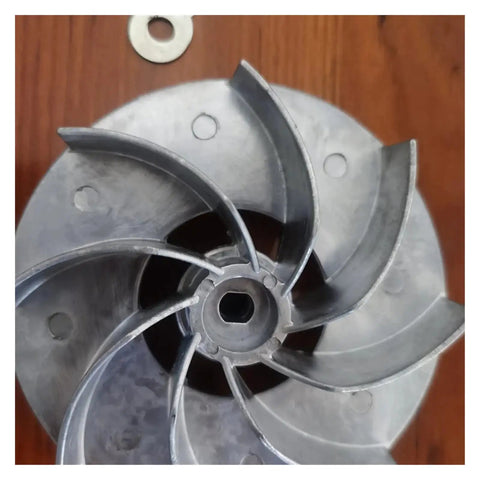 Heavy Duty 1480W Industrial Dust Collector Blower And Suction Vacuum Cleaner For Electric Cutting Slotting Milling Machinery impeller detail.