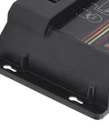 20 Amp 12 Volt Solar Discharge Controller With High Speed CPU Microprocessor And Multiple Protections For Solar Power Systems Street Lights And Ships Data Transmission Ready For Installation black housing with mounting slots