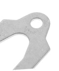 144 Piece Auto Body Panel Alignment Shims Kit With Precision U Shaped Slotted Shims For Sheet Metal Panels Weather Resistant Steel Ideal For Pro Shops And DIY Car Body Repair, 1/16 inch shim close-up
