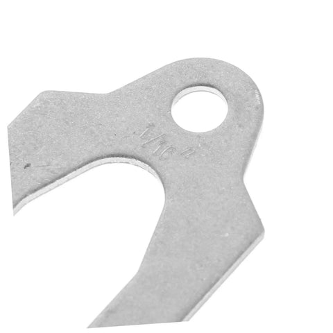 144 Piece Auto Body Panel Alignment Shims Kit With Precision U Shaped Slotted Shims For Sheet Metal Panels Weather Resistant Steel Ideal For Pro Shops And DIY Car Body Repair, 1/16 inch shim close-up