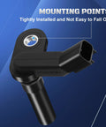 Ford And Lincoln Engine Crankshaft Position Sensor Replacement 1991 2019 High Quality Auto Sensor For F Series F150 F250 F350 Expedition Mustang Explorer And More Easy Install, angled view