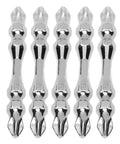 Rock Solid 10 Piece Double Ended Screwdriver Bit Set With PH2 Cross Head Magnetic Tips Made From Super Tough K5 Alloy Steel Featuring 65mm Length And 1/4 Inch Hex Shank Perfect Replacement Kit For Electric Drills And Manual Jobs That Need To Get Done., 10 PH2 double-ended screwdriver bits, 65mm K5 alloy steel, 1/4 inch hex shank