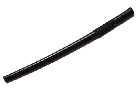 Plastic Bokken Saya For Safe Sword Draw And Sheath Training With Sageo And Kurigata To Obi Belt Black Durable Plastic