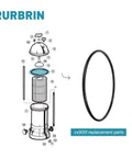 Premium Tank Lid O Ring Seal Replacement For Star Clear Plus Pool Filters Fits C751 C900 C1200 U9 228 Models black O-ring