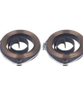 Replacement Drill Press Return Springs Set Of 2 With Chrome Plated Steel Quill Coils For Bench Drills Smooth Auto Return