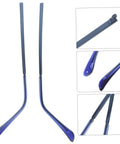 Two Pairs Replacement Glasses Arms Lightweight Eyeglass Temples Easy To Install For Comfy Wear Compatible With Most Frames And Sunglasses For Quick Repairs And A Better Fit in blue.