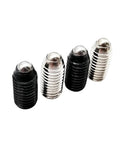 Badass Hex Socket Spring Ball Plunger Set Screw Kit sizes showing high carbon steel and stainless steel plunger fasteners.