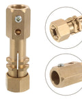 Dent Repair Welder Collet For Welder Gun Replacement Locking Chuck Head in golden finish with reliable clamping design.