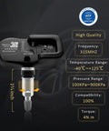 Pre Programmed TPMS Sensors Fits Toyota And Lexus Models Like Prius RAV4 Camry Corolla 4Runner Highlander Land Cruiser Sequoia Tacoma Tundra Yaris FJ Cruiser RX IS ES LX And More For Your Ride. 315MHz sensor with valve stem
