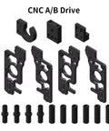 CNC A/B Drive parts kit for Upgraded Hollow XY Joint Light For 3D Printers 2.4 Version CNC Compatible Precision Components For Improved Accuracy And Durability Easy Install To Boost Your 3D Printing Game.