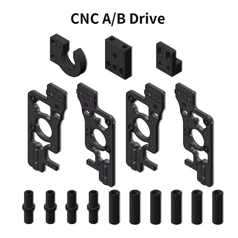 CNC A/B Drive parts kit for Upgraded Hollow XY Joint Light For 3D Printers 2.4 Version CNC Compatible Precision Components For Improved Accuracy And Durability Easy Install To Boost Your 3D Printing Game.