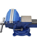 4 Inch Bench Vise With Solid Anvil And 360 Degree Swivel Locking Base, heavy-duty tabletop clamp for woodworking and metalworking