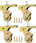 Four Pack Sliding Screen Door Wheel Replacements For B701 B702 And B814 Durable Steel 1 Inch Wheel with screws