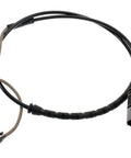 ACDelco rear electronic brake pad wear sensor cable with gray connector and beige lead.